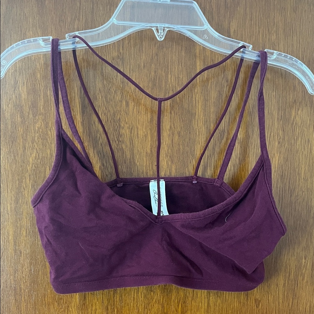 Express Deep Purple Strappy Bralette
